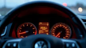 Kontrolka filtra cząstek stałych VW tiguan