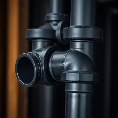 Łączenie Rur Kominowych Czarnych