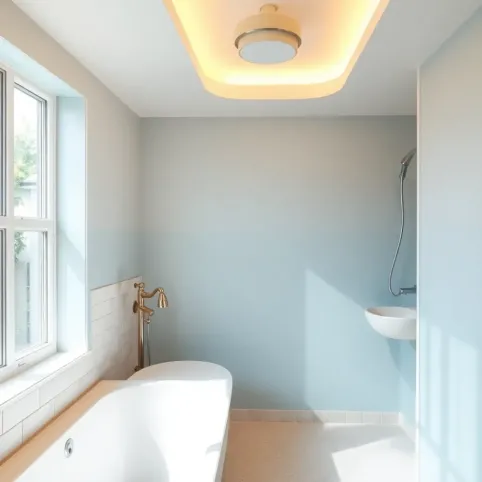 Malowana łazienka inspiracje