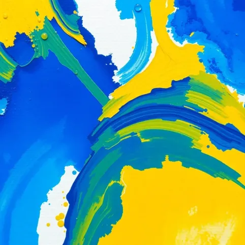 Malowanie akrylami na papierze