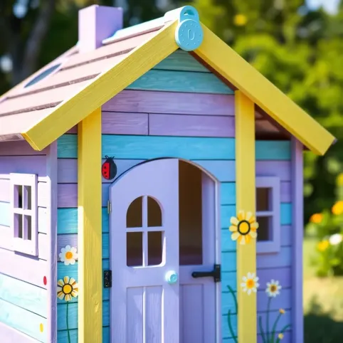 Malowanie domku dla dzieci