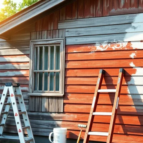 Malowanie domu drewnianego na zewnątrz cena
