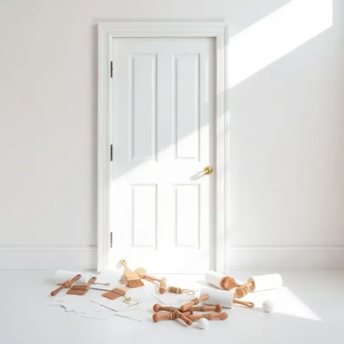 Malowanie drzwi wewnętrznych na biało cena