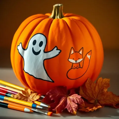 Malowanie dyni dla dzieci