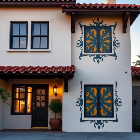 Malowanie elewacji domu wzory