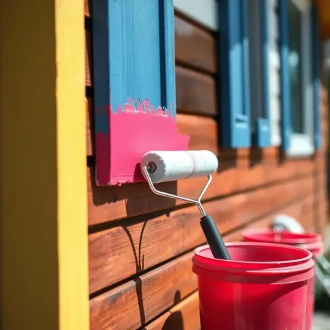 Malowanie elewacji drewnianej cennik