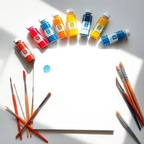 Malowanie farbami akrylowymi dla początkujących