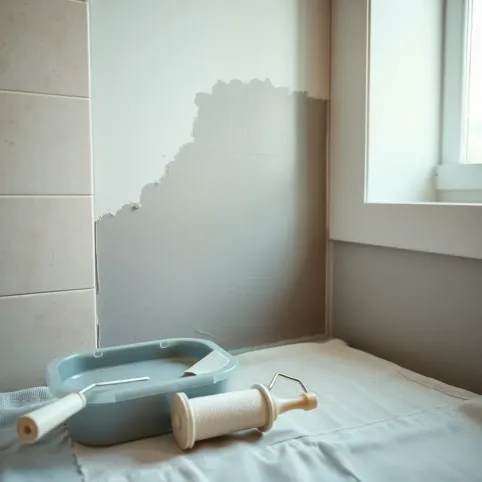 Malowanie kafelek w łazience