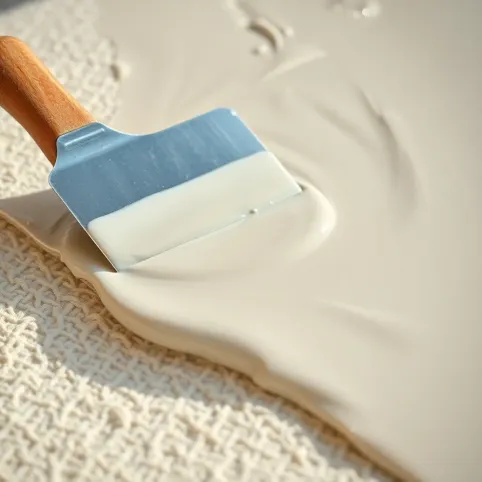 Malowanie kleju do siatki