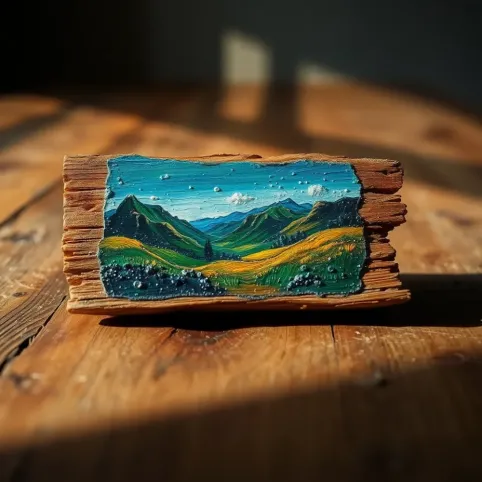 Malowanie na drewnie farbami olejnymi