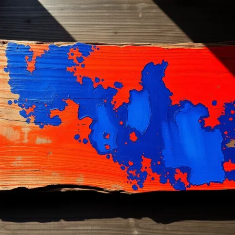 Malowanie na starych deskach