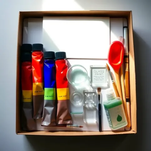 Malowanie na szkle Zestaw