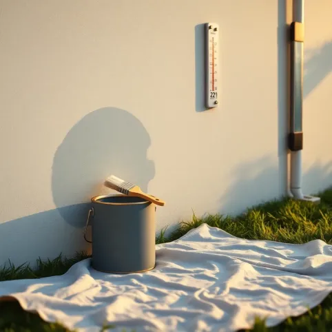 Malowanie na zewnątrz jaką temperatura