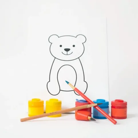 Malowanie po numerach dla dzieci 4 lata