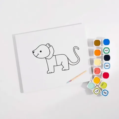 Malowanie po numerach dla dzieci 5 lat