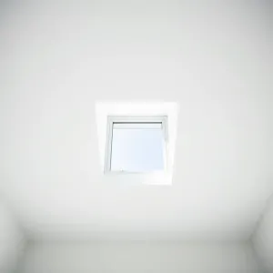 Malowanie sufitu równolegle do okna