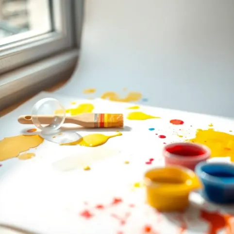 Malowanie z 3 latkiem