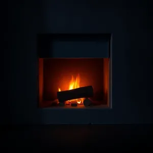 Mały kominek z płaszczem wodnym