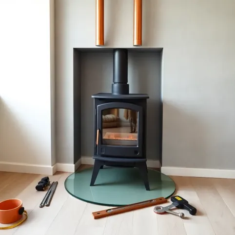 Montaż kominka kozy