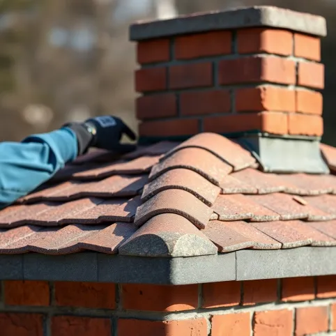 Montaż Struktonitu Na Kominie