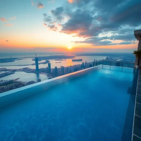 Najlepsze hotele z basenem na dachu