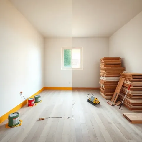 Najpierw malowanie ścian czy podłoga