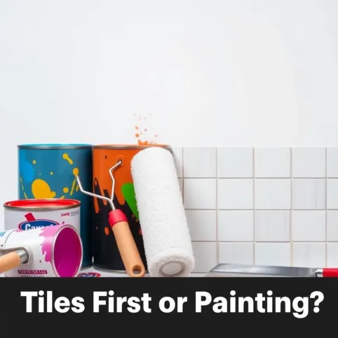 Najpierw płytki czy malowanie