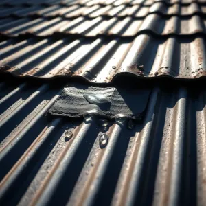 Naprawa dachu z blachy