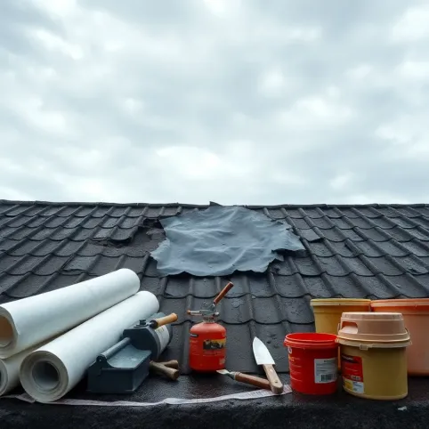 Naprawa dachu z papy cena