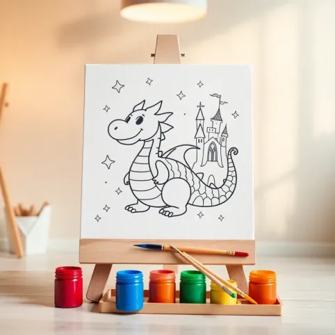 Obraz do samodzielnego malowania dla dzieci