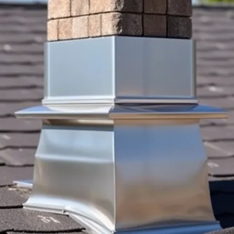 Obróbka Komina Blachą Na Rąbek