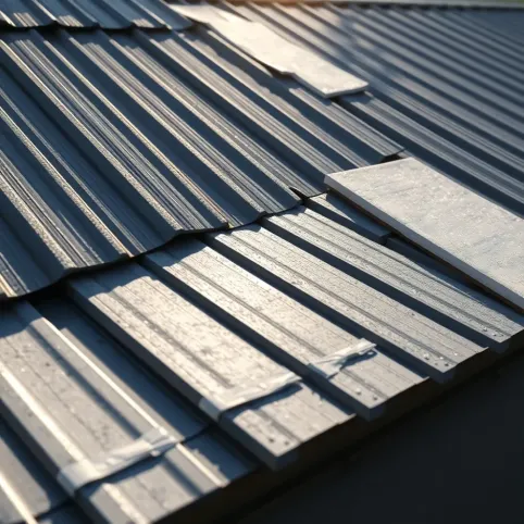 Ocieplenie dachu z blachy trapezowej styropianem