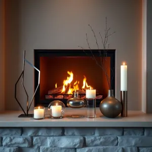 Ozdoby na kominek nowoczesne