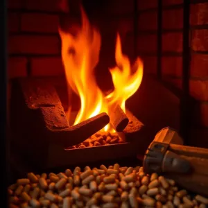 Palnik do kominka na pellet