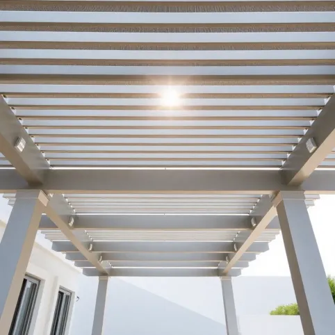 Pergola tarasowa z otwieranym dachem