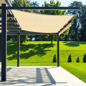Pergola z rozsuwanym dachem