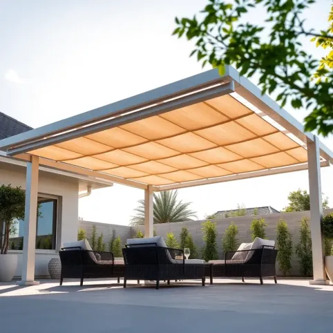 Pergola z rozsuwanym dachem 3x4
