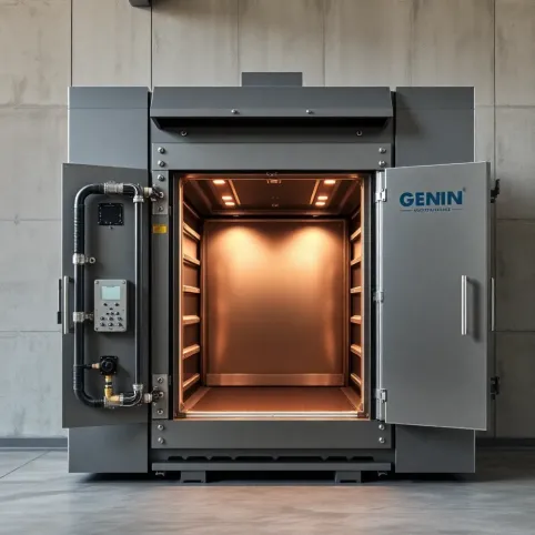 Piec do malowania proszkowego na olej opałowy