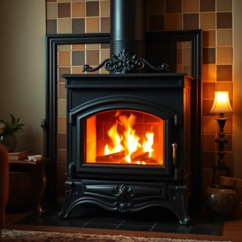 Piec kaflowy jako kominek