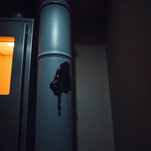 Piec na pellet woda w kominie