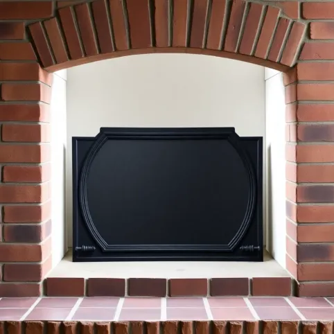 Płyta tylna żeliwna do kominka 470x355 Invicta