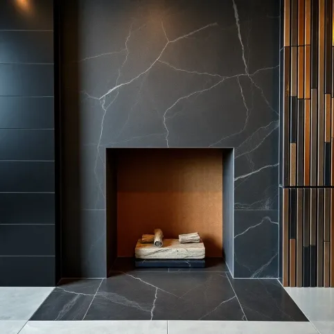 Płytki do obudowy kominka