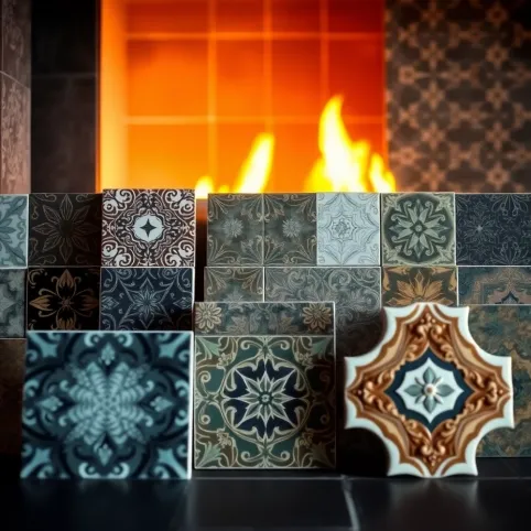 Płytki Ozdobne Na Kominek