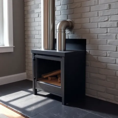 PODŁĄCZENIE kominka WOLNOSTOJĄCEGO do komina