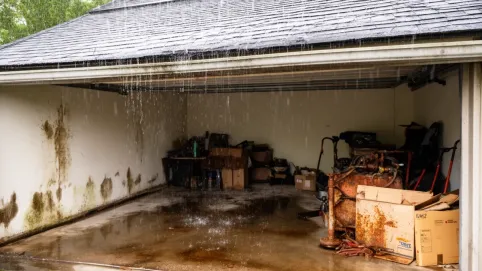 próby szczelności dach garaż