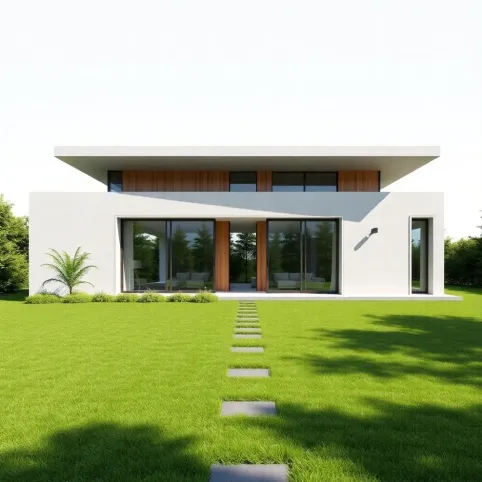 Projekt domu z płaskim dachem