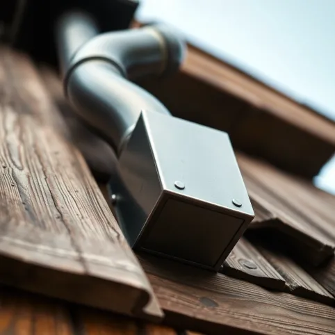 Przejście Komina Stalowego Przez Dach Drewniany