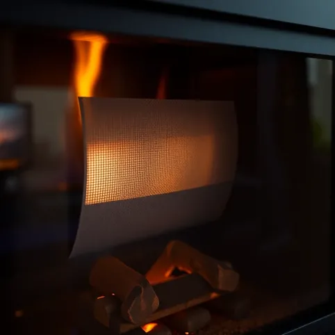 Przepustnica do kominka elektryczna