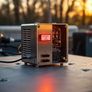Przepustnica elektroniczna do kominka