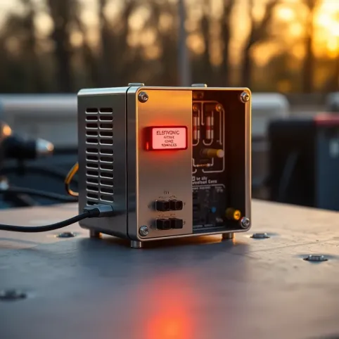 Przepustnica elektroniczna do kominka